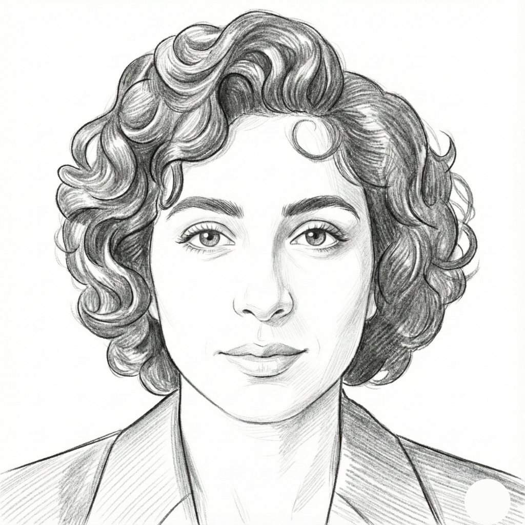 Theatrical Romantic hair style