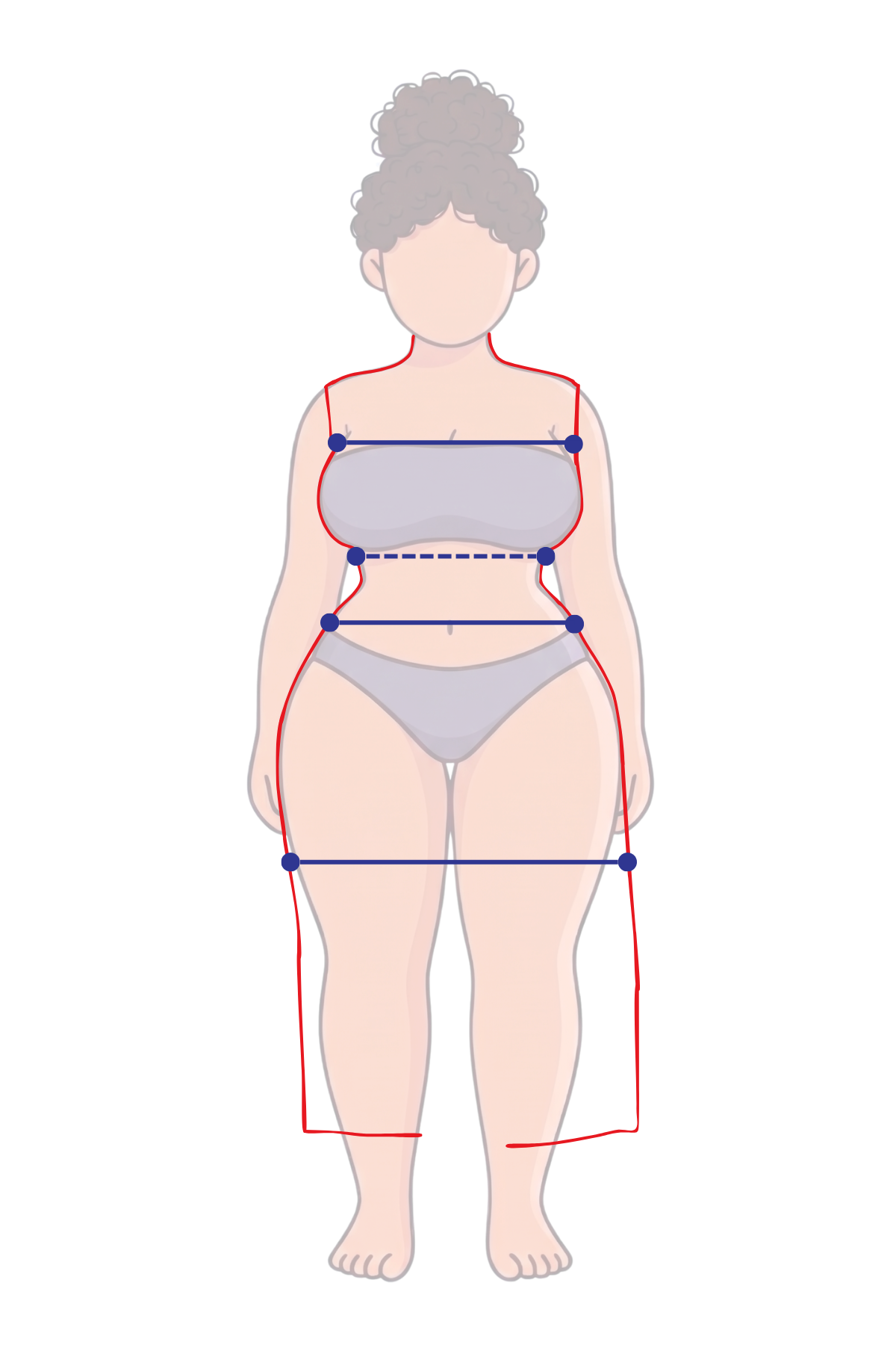 Romantic body sketch