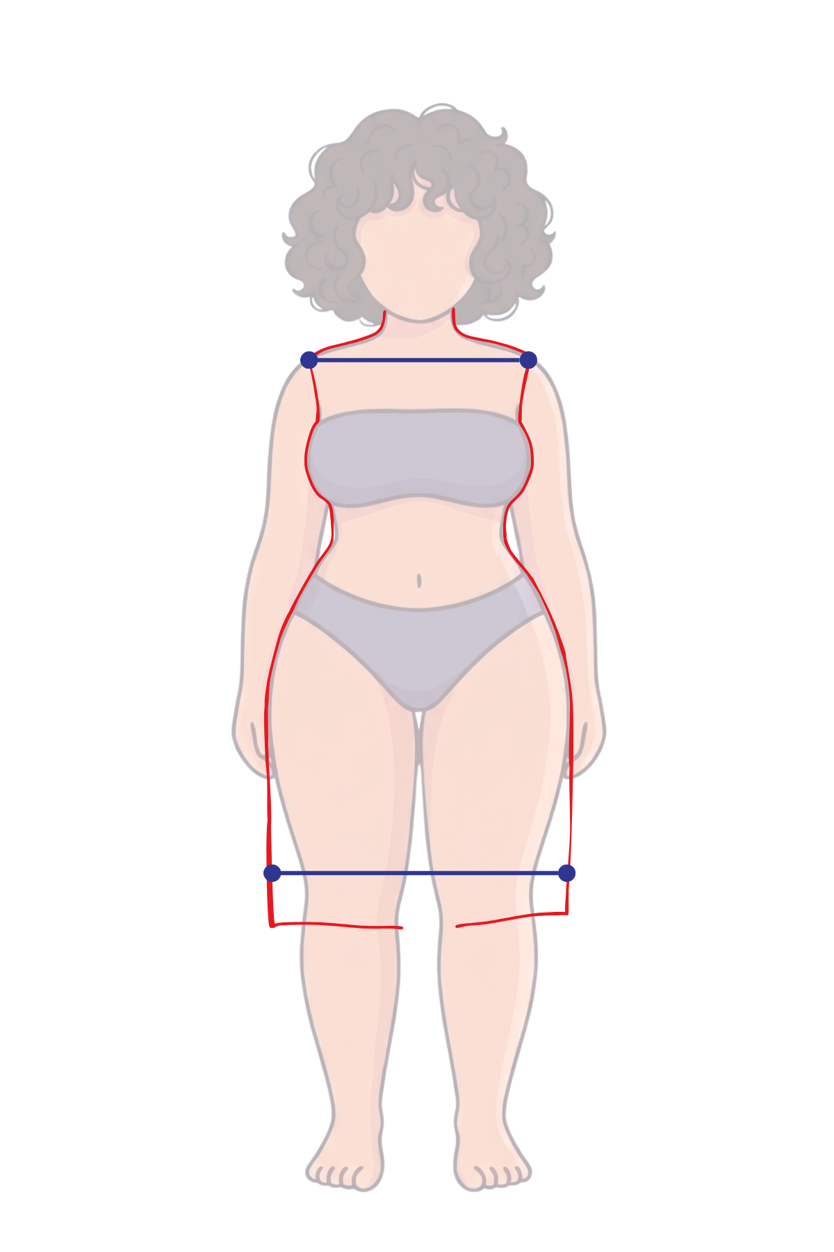 Soft Gamine body sketch