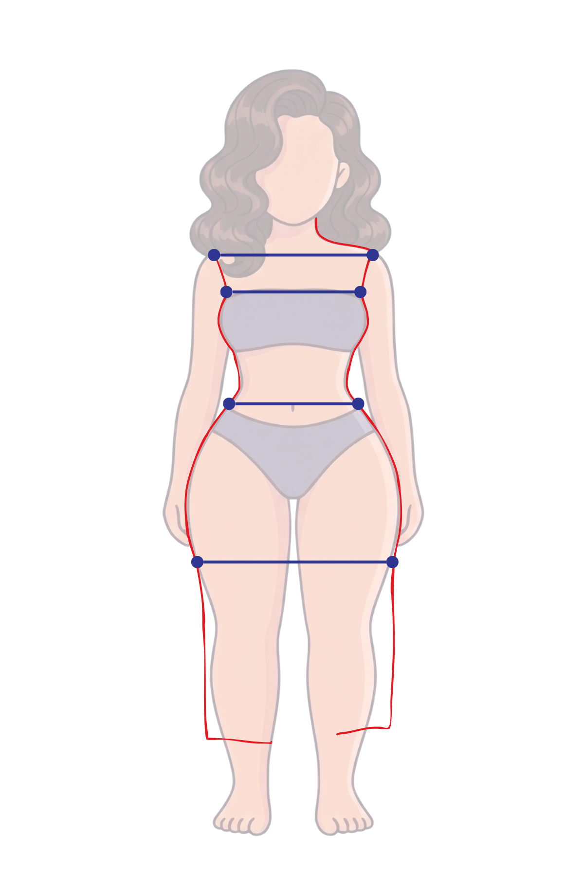 Theatrical Romantic body sketch