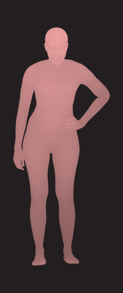 Sofia Vergara - 3D mesh render