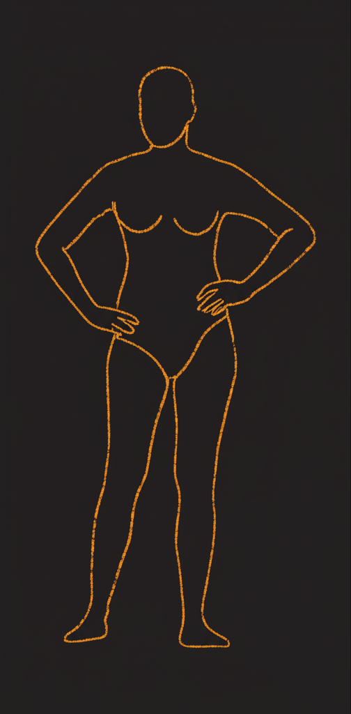 Grace Kelly - Kibbe sketch lines