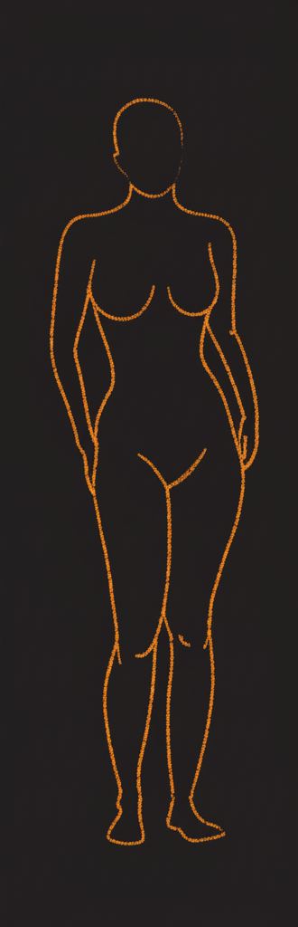 Keira Knightley - Kibbe sketch lines